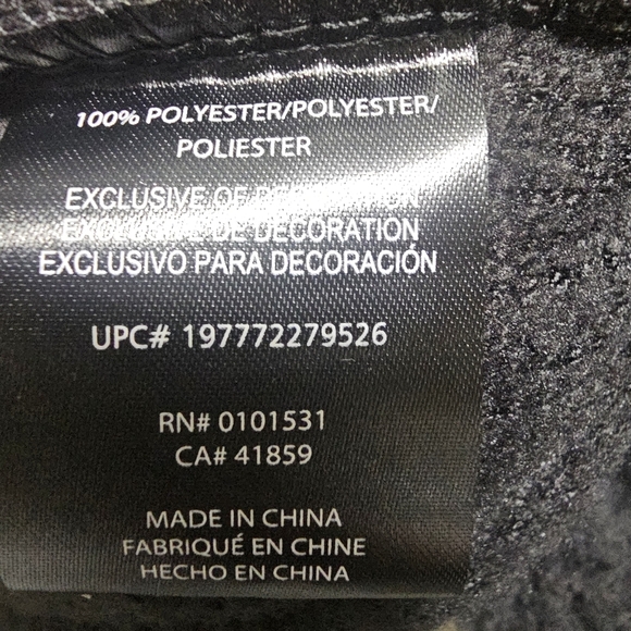 NEW Disney Nightmare Before Christmas Fleece Sweatshirt Womens XS Embroidered - Picture 8 of 9